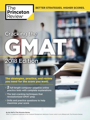 cover image of Cracking the GMAT with 2 Computer-Adaptive Practice Tests, 2018 Edition